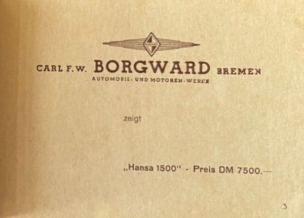 Stender "Die kleine Automesse - Personenwagen" Automobile-Yearbook 1951 (0143)